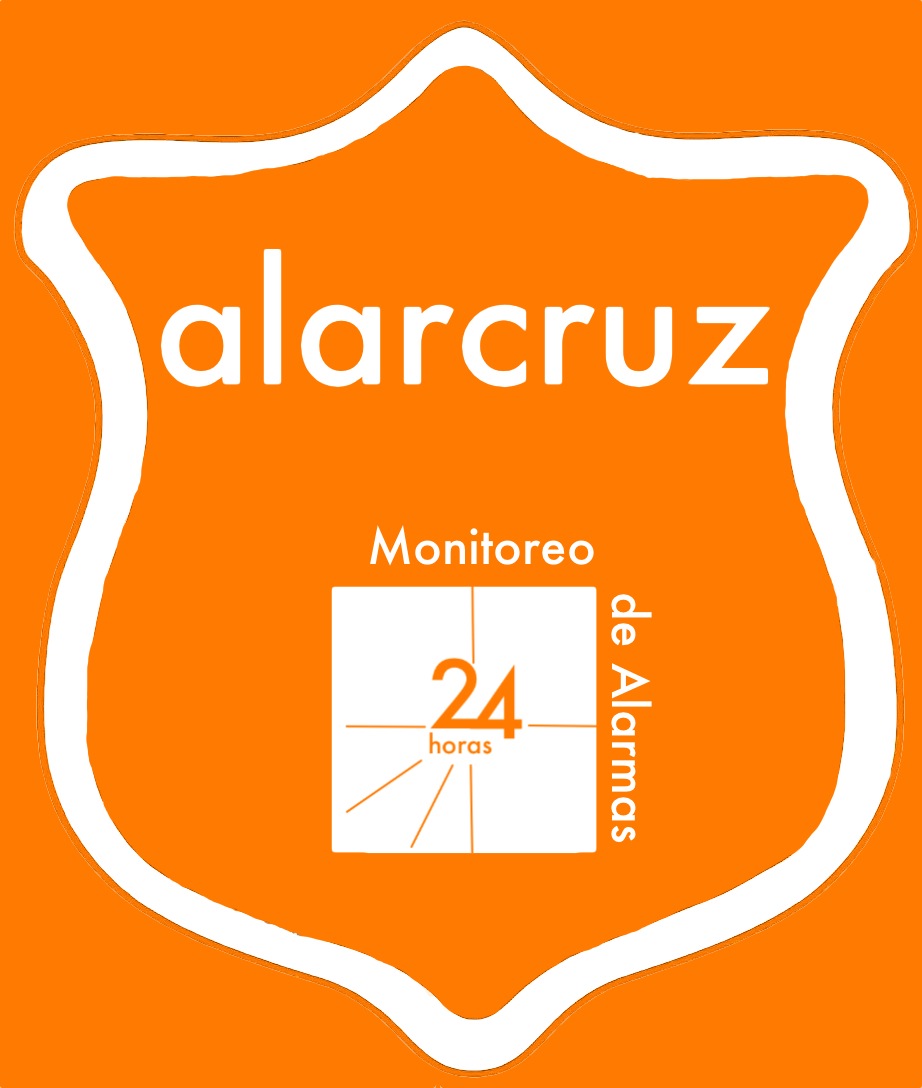 Logo Alarcruz 24 fondo naranja